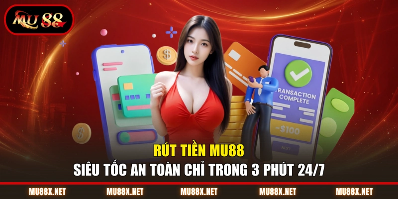 Rút Tiền MU88 Siêu Tốc An Toàn Chỉ Trong 3 Phút 24/7